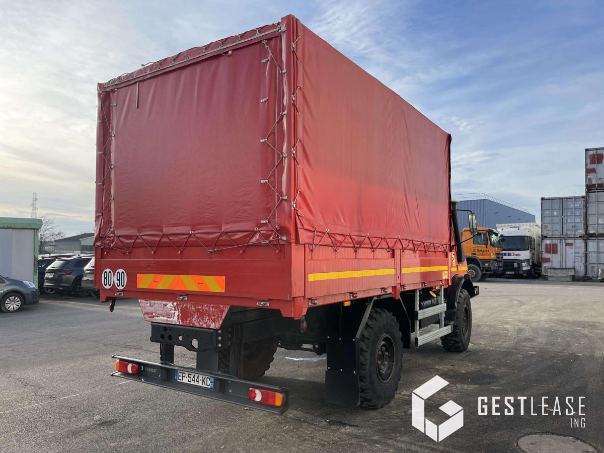 Mercedes UNIMOG 1550 L - Curtainsider truck: picture 3 Mercedes UNIMOG 1550 L - Curtainsider truck: picture 3