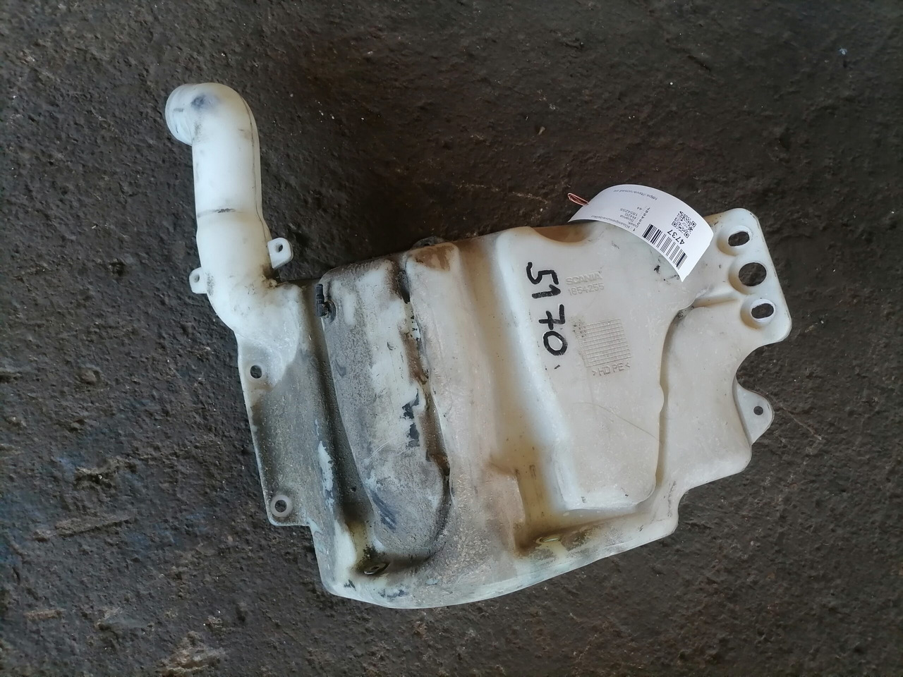 Scania Windscreen washer fluid tank 1854255 - Wiper for Truck: picture 2 Scania Windscreen washer fluid tank 1854255 - Wiper for Truck: picture 2