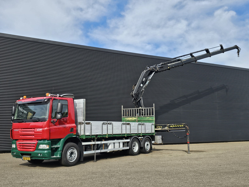 DAF CF 85.410 6x2 / HIAB 35 t/m crane / kran + REMOTE - Dropside/ Flatbed truck, Crane truck: picture 1 DAF CF 85.410 6x2 / HIAB 35 t/m crane / kran + REMOTE - Dropside/ Flatbed truck, Crane truck: picture 1