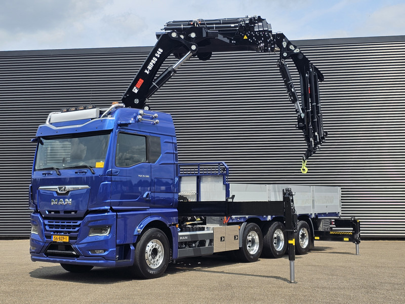 MAN TGX 35.580 / 8x4-4 / HIAB 50TM CRANE+ JIB - Dropside/ Flatbed truck, Crane truck: picture 4 MAN TGX 35.580 / 8x4-4 / HIAB 50TM CRANE+ JIB - Dropside/ Flatbed truck, Crane truck: picture 4