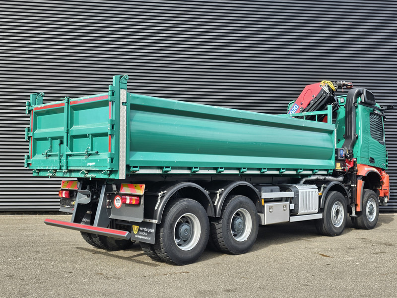Mercedes-Benz AROCS 4145 / 8X6 / TIPPER + HMF CRANE - Tipper, Crane truck: picture 3 Mercedes-Benz AROCS 4145 / 8X6 / TIPPER + HMF CRANE - Tipper, Crane truck: picture 3