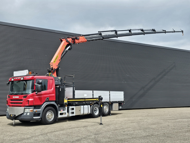 Scania P400 6X2-4 / PALFINGER 34 t/m / 8 x HYDR + WINCH - Crane truck: picture 1 Scania P400 6X2-4 / PALFINGER 34 t/m / 8 x HYDR + WINCH - Crane truck: picture 1