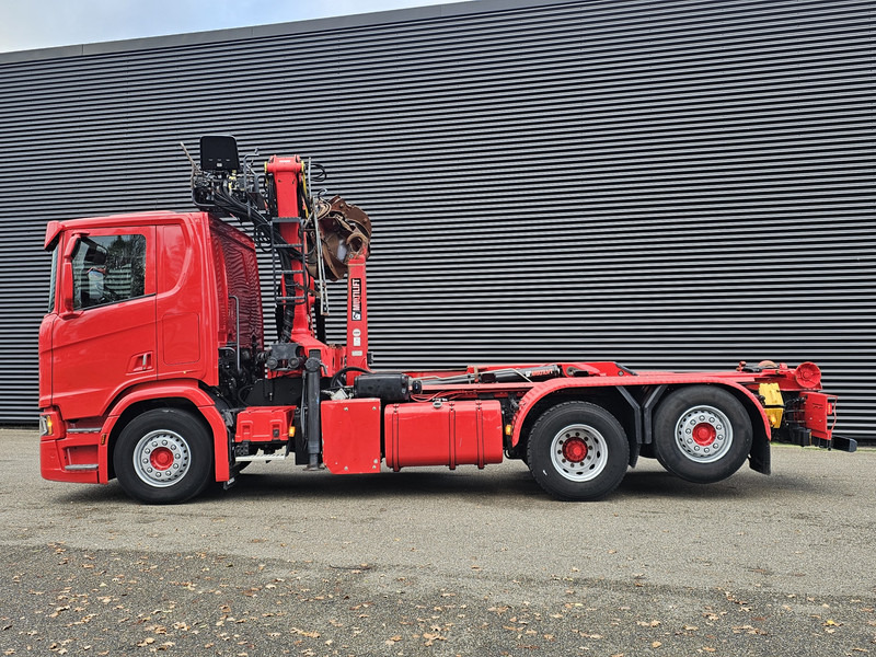 Hook lift truck, Crane truck Scania R520 V8 6x2/4 / EPSILON CRANE + HOOKLIFT: picture 13