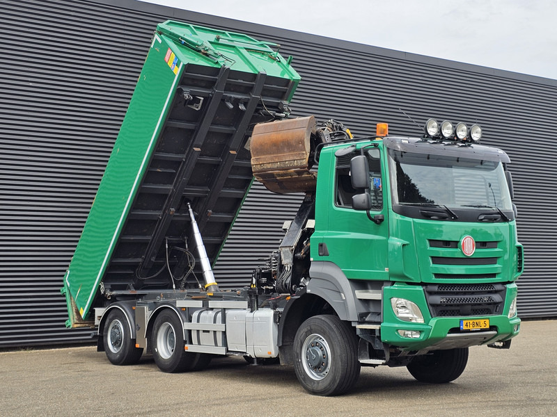Tipper, Crane truck Tatra 6X6 / T158/II / 2 SIDE TIPPER - HMF Z CRANE: picture 7 Tipper, Crane truck Tatra 6X6 / T158/II / 2 SIDE TIPPER - HMF Z CRANE: picture 7