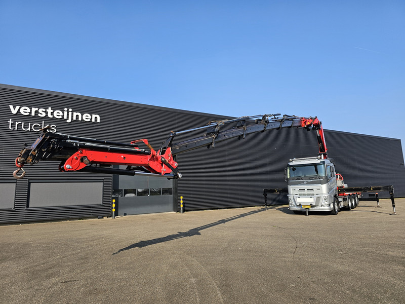 Dropside/ Flatbed truck, Crane truck Volvo FH540 / EFFER 525S / JIB 4S-HD / 8x4/4: picture 13