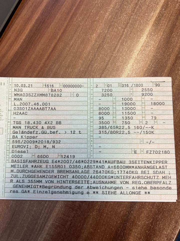 MAN 18.430 4X2 Meiller 3. Seitenkipper Top Zustand - Tipper: picture 2 MAN 18.430 4X2 Meiller 3. Seitenkipper Top Zustand - Tipper: picture 2