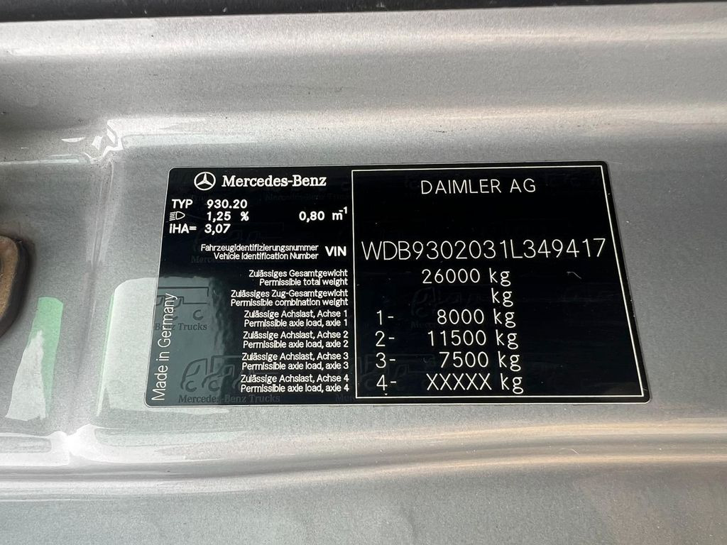 Mercedes-Benz 2541 6X2 Marrel Abroller Hydr. Verriegelung - Hook lift truck: picture 4 Mercedes-Benz 2541 6X2 Marrel Abroller Hydr. Verriegelung - Hook lift truck: picture 4