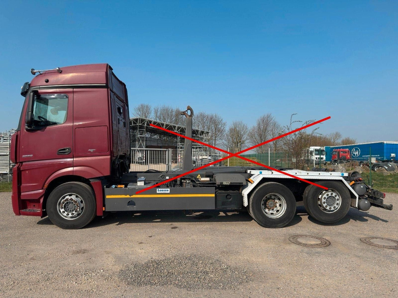 Mercedes-Benz 2558 6x2 Fahrgestell Chassis | Retarder | Klima - Cab chassis truck: picture 4 Mercedes-Benz 2558 6x2 Fahrgestell Chassis | Retarder | Klima - Cab chassis truck: picture 4