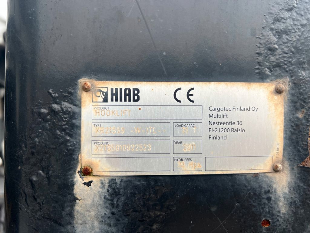 Multilift XR 21 Abrollkipperaufbau 3 Achser Multilift XR 21 Abrollkipperaufbau 3 Achser - Hook lift truck: picture 3 Multilift XR 21 Abrollkipperaufbau 3 Achser Multilift XR 21 Abrollkipperaufbau 3 Achser - Hook lift truck: picture 3