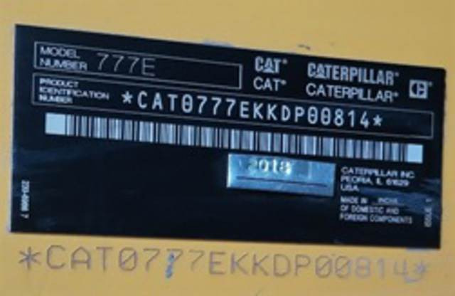 CAT 777E - Rigid dumper/ Rock truck: picture 4 CAT 777E - Rigid dumper/ Rock truck: picture 4