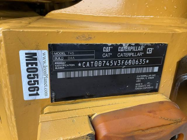 CAT 745 - Articulated dumper: picture 5 CAT 745 - Articulated dumper: picture 5