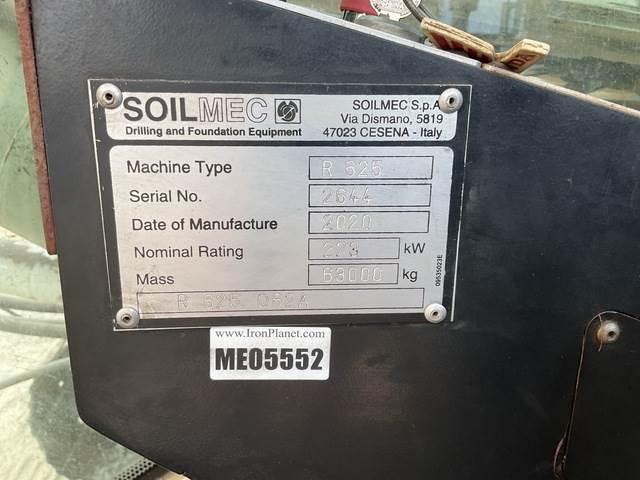 Soilmec R625 - Drilling rig: picture 5 Soilmec R625 - Drilling rig: picture 5