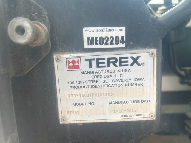 Terex RT555 - Rough terrain crane: picture 5 Terex RT555 - Rough terrain crane: picture 5