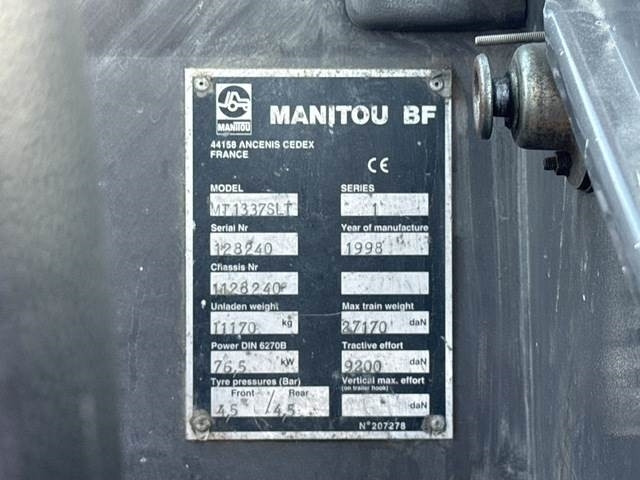 Manitou MT1337SLT - Telescopic handler: picture 5 Manitou MT1337SLT - Telescopic handler: picture 5