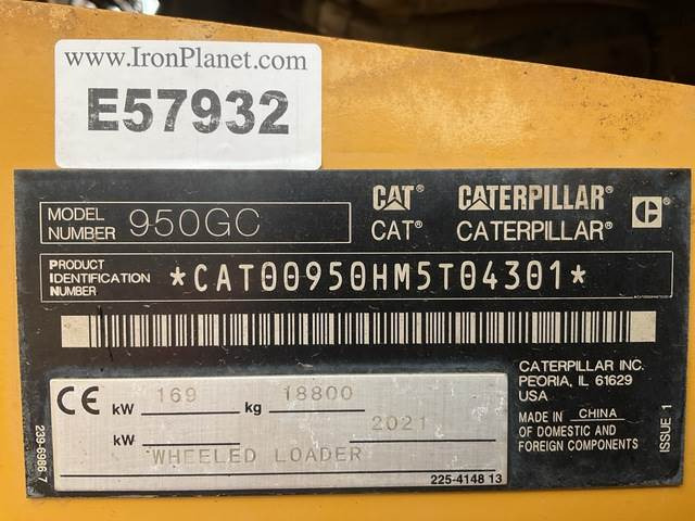 CAT 950GC - Wheel loader: picture 5 CAT 950GC - Wheel loader: picture 5