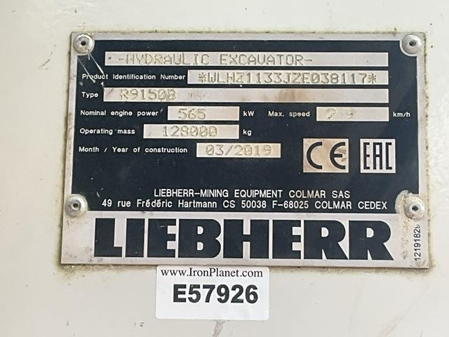 Liebherr R9150B - Crawler excavator: picture 5 Liebherr R9150B - Crawler excavator: picture 5