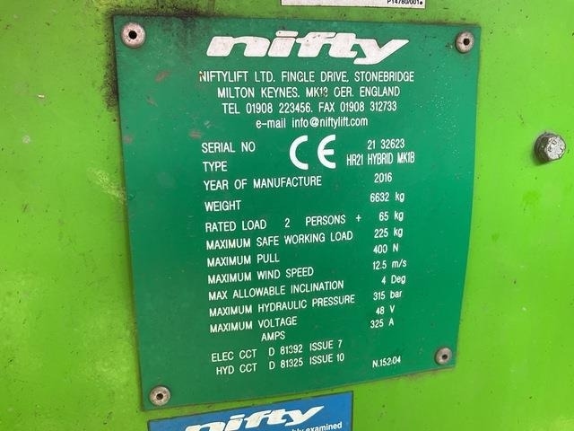 Niftylift HR21 - Articulated boom: picture 5 Niftylift HR21 - Articulated boom: picture 5