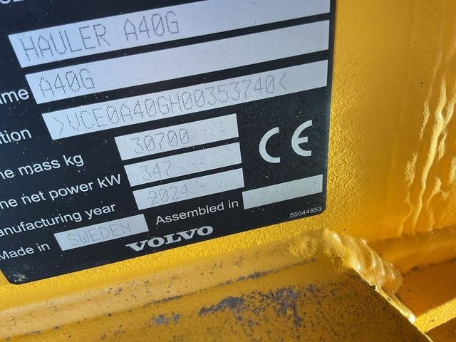 Articulated dumper Volvo A40G: picture 9 Articulated dumper Volvo A40G: picture 9