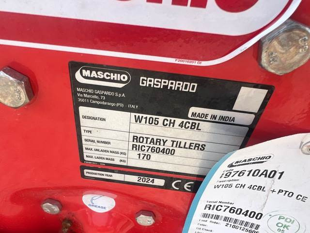Maschio Gaspardo W105 CH 4CBL - Rotavator: picture 5 Maschio Gaspardo W105 CH 4CBL - Rotavator: picture 5
