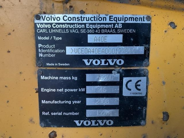 Volvo A40E - Articulated dumper: picture 5 Volvo A40E - Articulated dumper: picture 5