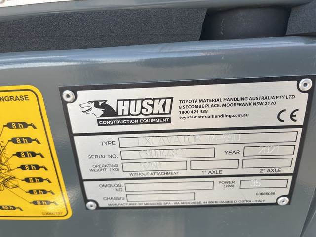Toyota Huski M55U - Mini excavator: picture 5 Toyota Huski M55U - Mini excavator: picture 5