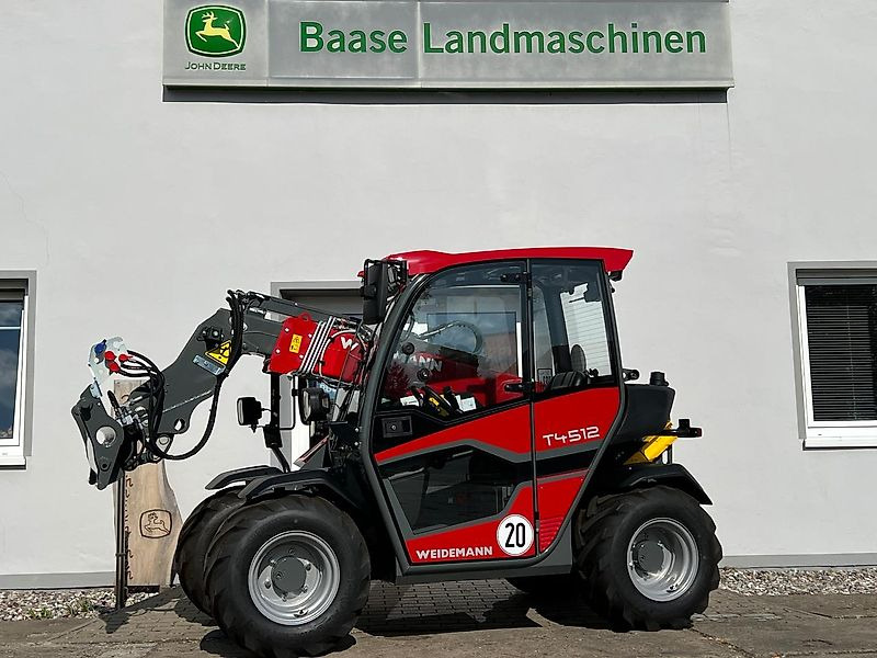 Weidemann T4512 EURO-Aufnahme + Breitreifen - Telescopic handler: picture 1 Weidemann T4512 EURO-Aufnahme + Breitreifen - Telescopic handler: picture 1