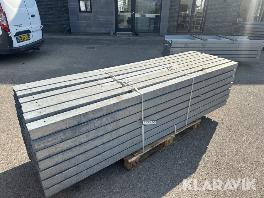 Construction equipment Galvaniserede stolper 57 styk. 2,5m. lange: picture 1