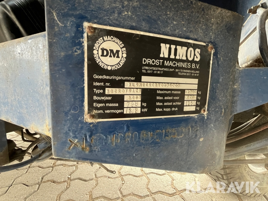 Mini slamsuger Nimos Minitrac - specialbygget - Vacuum truck: picture 5 Mini slamsuger Nimos Minitrac - specialbygget - Vacuum truck: picture 5