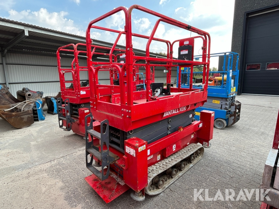 Scissor lift Sakselift Mantall XE80 CT 8 meter på bælter: picture 1