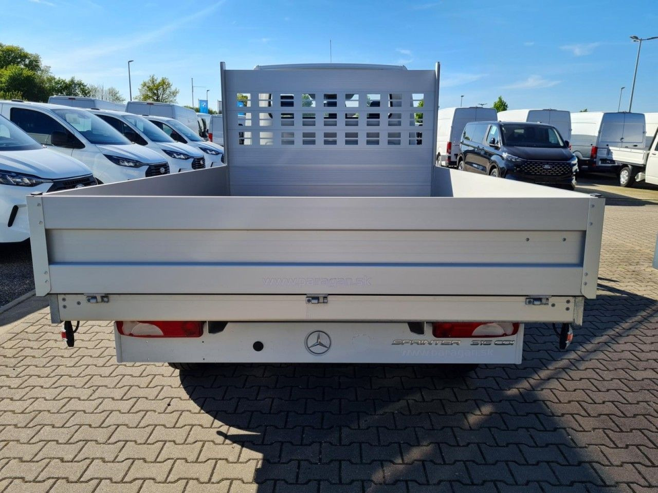 Flatbed van Mercedes-Benz Sprinter 315 CDI Pritsche MR L3 KLIMA TEMPOMAT: picture 16