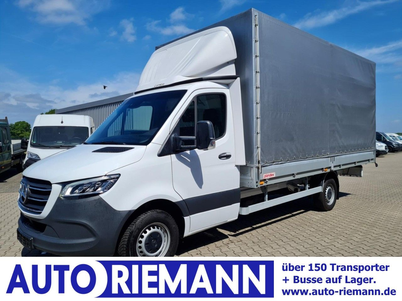 Mercedes-Benz Sprinter 317 Pritsche Plane 10 Pal. RWD LED - Curtain side van: picture 1 Mercedes-Benz Sprinter 317 Pritsche Plane 10 Pal. RWD LED - Curtain side van: picture 1