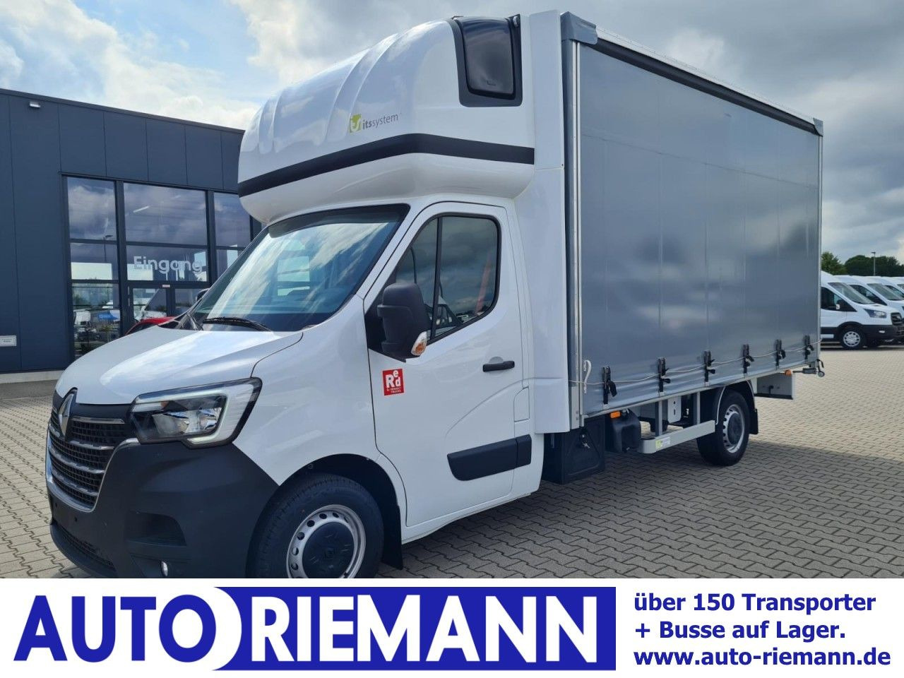 Renault Master 3,5 Pritsche Schiebe Plane Schlafkab. - Curtain side van: picture 1 Renault Master 3,5 Pritsche Schiebe Plane Schlafkab. - Curtain side van: picture 1