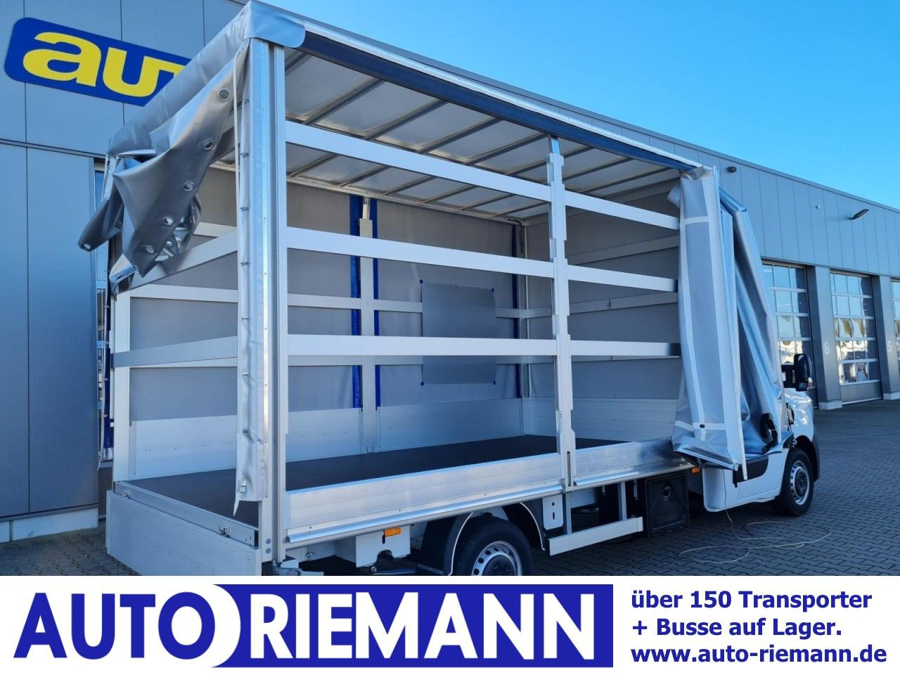 Renault Master 3,5t Pritsche Schiebe Plane ERGO KLIMA TE - Curtain side van: picture 1 Renault Master 3,5t Pritsche Schiebe Plane ERGO KLIMA TE - Curtain side van: picture 1