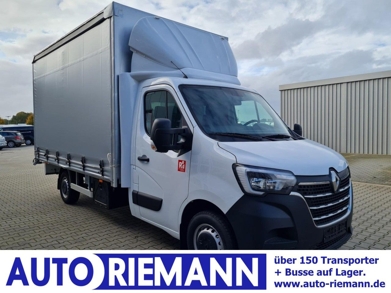 Renault Master 3,5t Pritsche Schiebe Plane ERGO TEMPOMAT - Curtain side van: picture 1 Renault Master 3,5t Pritsche Schiebe Plane ERGO TEMPOMAT - Curtain side van: picture 1