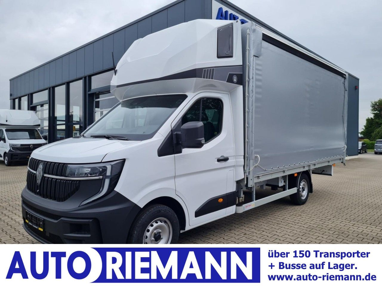 Renault Master 35 Pritsche Schiebe Plane Schlafkab Luftf - Curtain side van: picture 1 Renault Master 35 Pritsche Schiebe Plane Schlafkab Luftf - Curtain side van: picture 1
