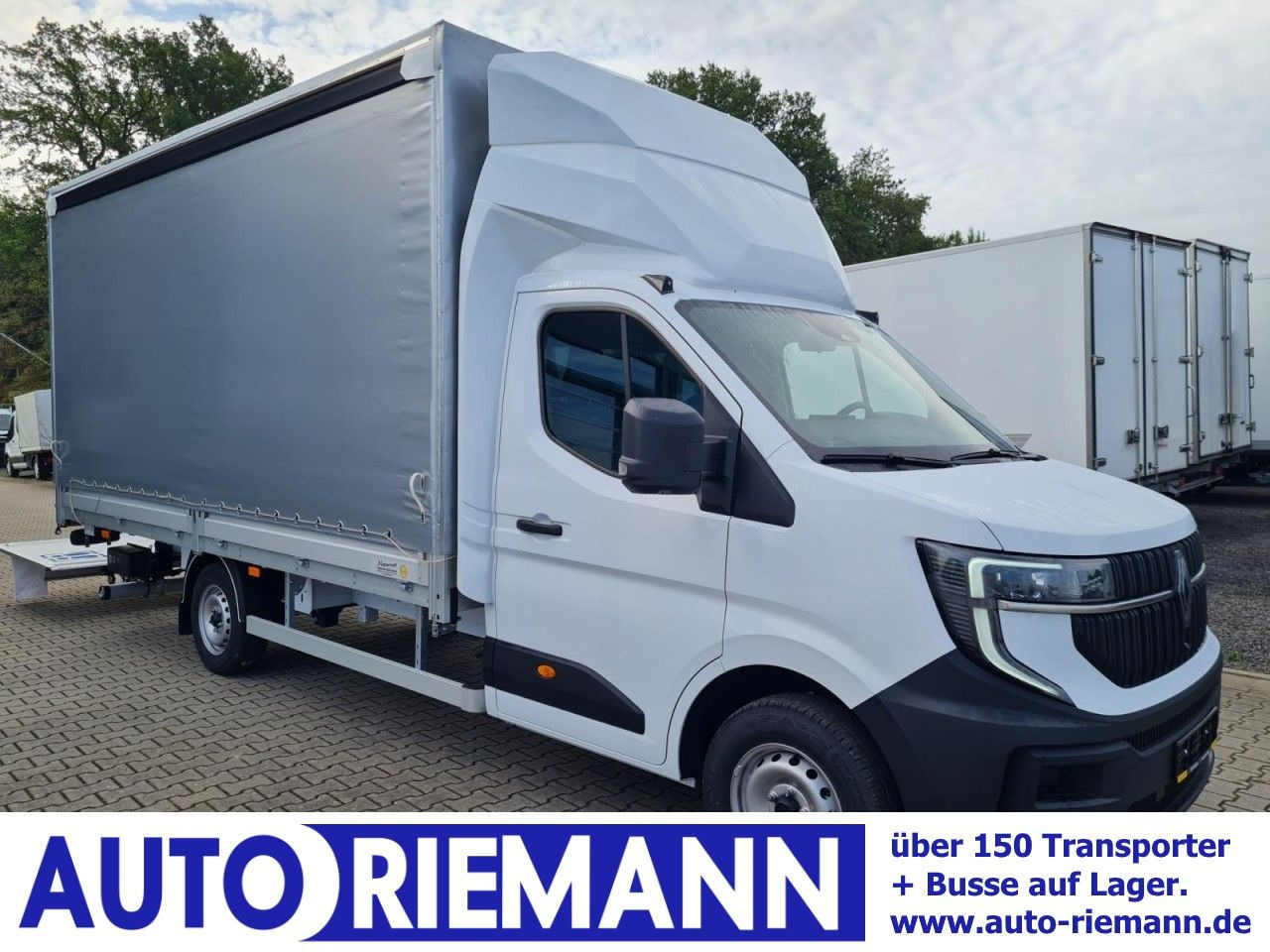 Renault Master Pritsche Schiebe Plane LBW 10 Pal. Luftfe - Curtain side van: picture 1 Renault Master Pritsche Schiebe Plane LBW 10 Pal. Luftfe - Curtain side van: picture 1