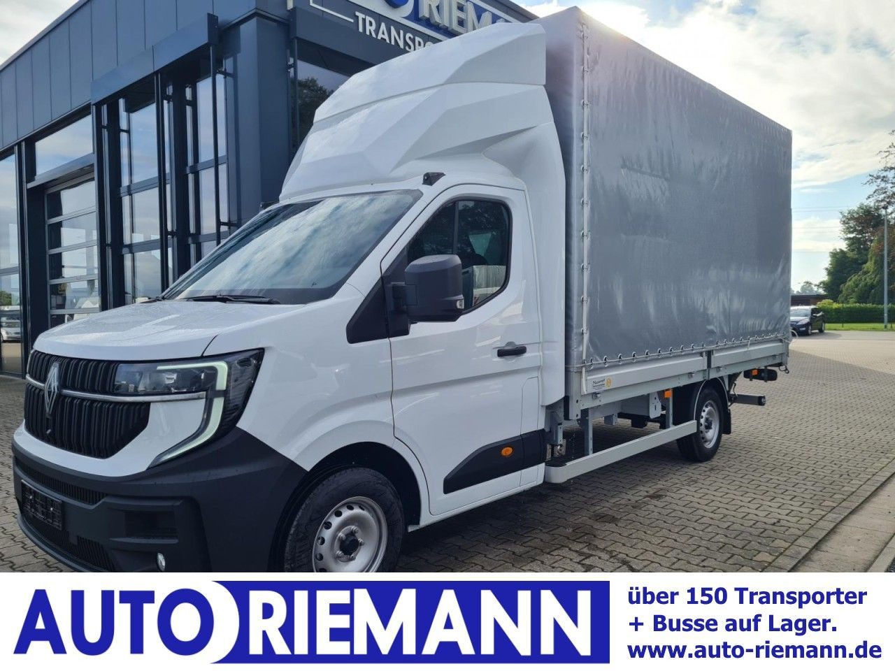 Renault Master Pritsche Schiebe Plane LBW Luftfederung - Curtain side van: picture 1 Renault Master Pritsche Schiebe Plane LBW Luftfederung - Curtain side van: picture 1