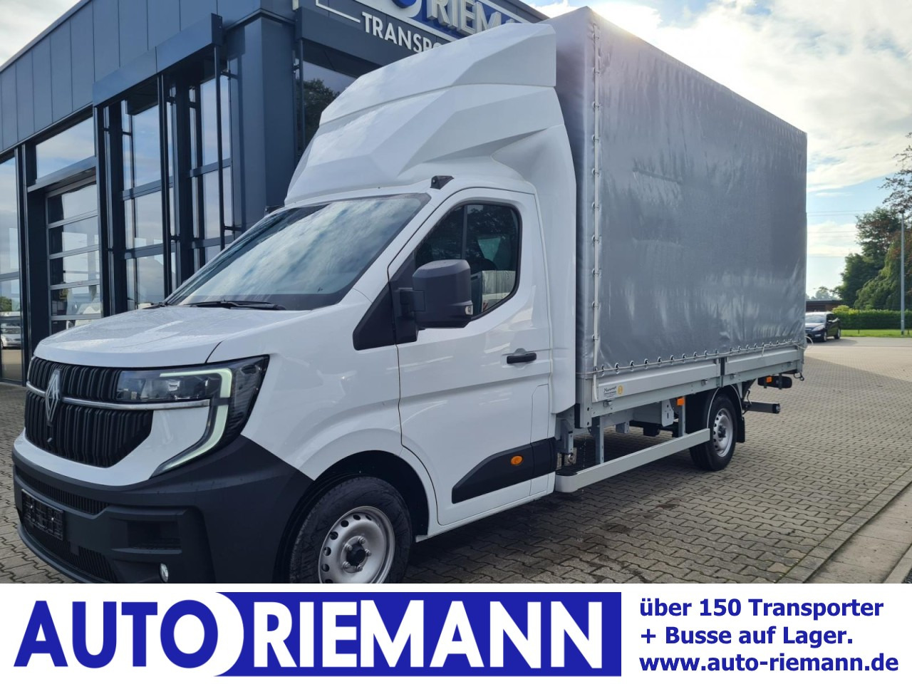 Renault Master Pritsche Schiebe Plane LBW Luftfederung - Curtain side van: picture 1 Renault Master Pritsche Schiebe Plane LBW Luftfederung - Curtain side van: picture 1