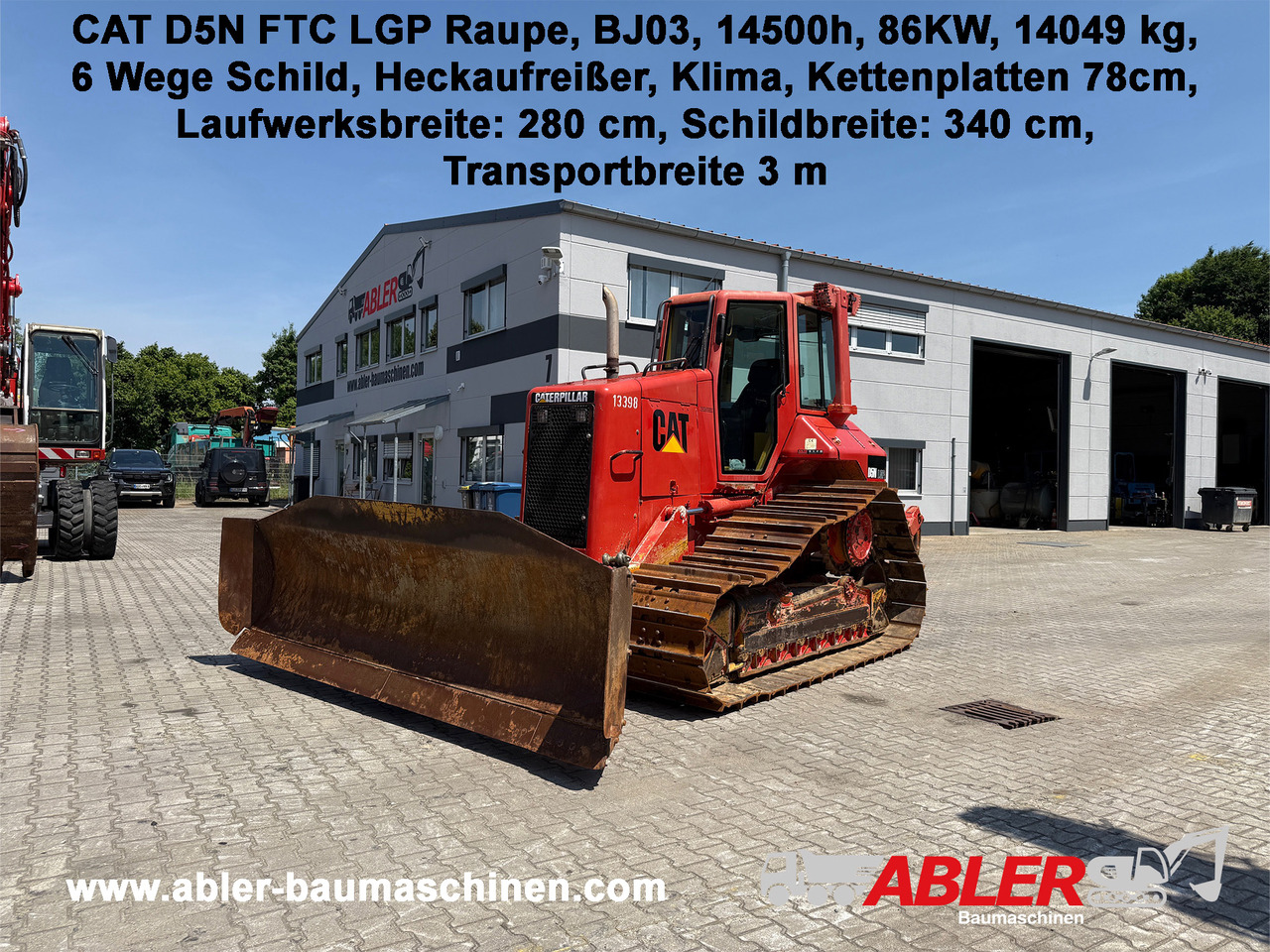 CATERPILLAR D5N FTC LGP Raupe mit 6-Wege + Heckaufreißer - Bulldozer: picture 1 CATERPILLAR D5N FTC LGP Raupe mit 6-Wege + Heckaufreißer - Bulldozer: picture 1