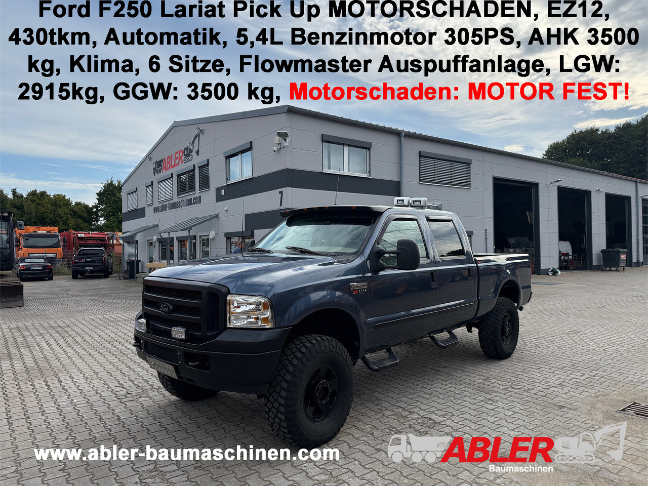 Ford F250 Lariat Pickup Motorschaden - Pickup truck: picture 1 Ford F250 Lariat Pickup Motorschaden - Pickup truck: picture 1
