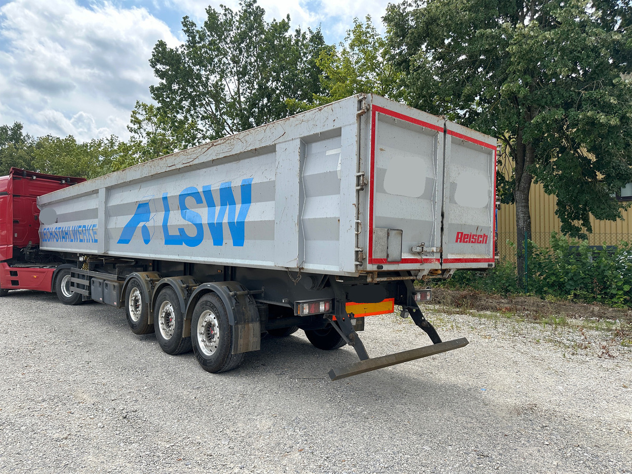 Reisch RHKS-3-SG13 Stahl Kippmulde 50 m3 - Tipper semi-trailer: picture 4 Reisch RHKS-3-SG13 Stahl Kippmulde 50 m3 - Tipper semi-trailer: picture 4