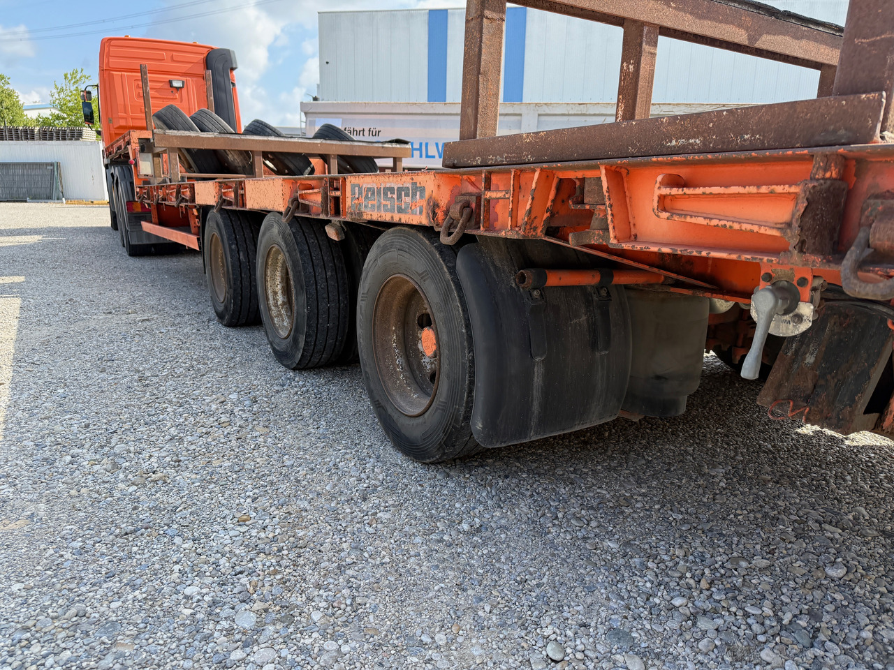 Low loader trailer Reisch RPTS 35/24 Tieflader Auflieger: picture 9