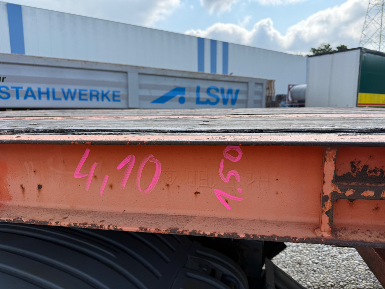 Low loader trailer Reisch RPTS 35/24 Tieflader Auflieger: picture 19