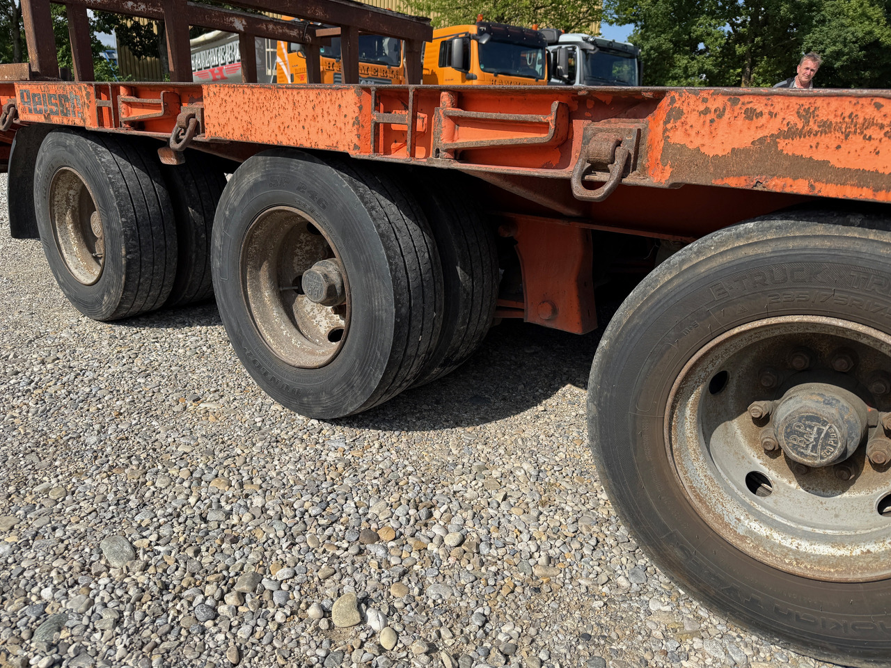 Low loader trailer Reisch RPTS 35/24 Tieflader Auflieger: picture 16
