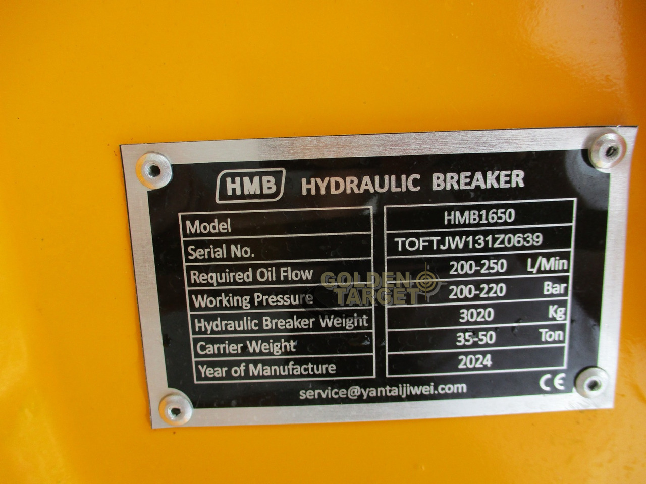 HMB 1650 Hydraulic Breaker - Hydraulic hammer for Excavator: picture 5 HMB 1650 Hydraulic Breaker - Hydraulic hammer for Excavator: picture 5