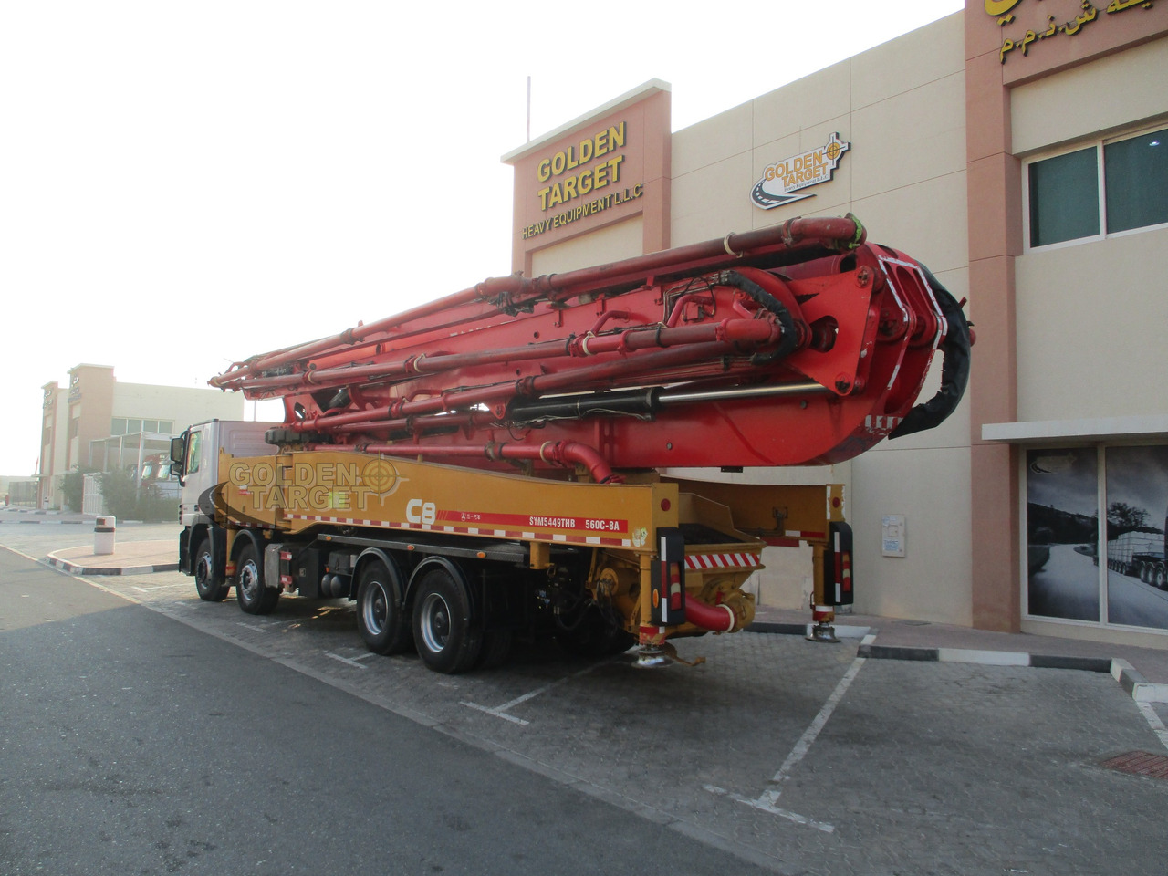Mercedes ACTROS 4144 8x4 SANY 56m Concrete Pump - Concrete pump truck: picture 4 Mercedes ACTROS 4144 8x4 SANY 56m Concrete Pump - Concrete pump truck: picture 4