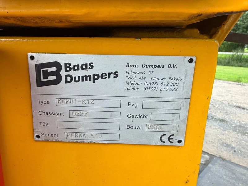 Dumper ALASCO Alasco / Baas Grond dumper Kipper Grondkar: picture 6