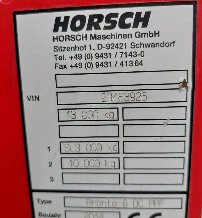 Seed drill Horsch Pronto 6 DC PPF: picture 15