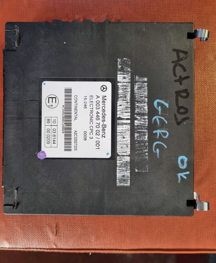 Continental ELECTRONIC CPC 3 A 0044465602   Mercedes-Benz ACTROS MP4 EURO 6 - ECU for Truck: picture 3 Continental ELECTRONIC CPC 3 A 0044465602   Mercedes-Benz ACTROS MP4 EURO 6 - ECU for Truck: picture 3