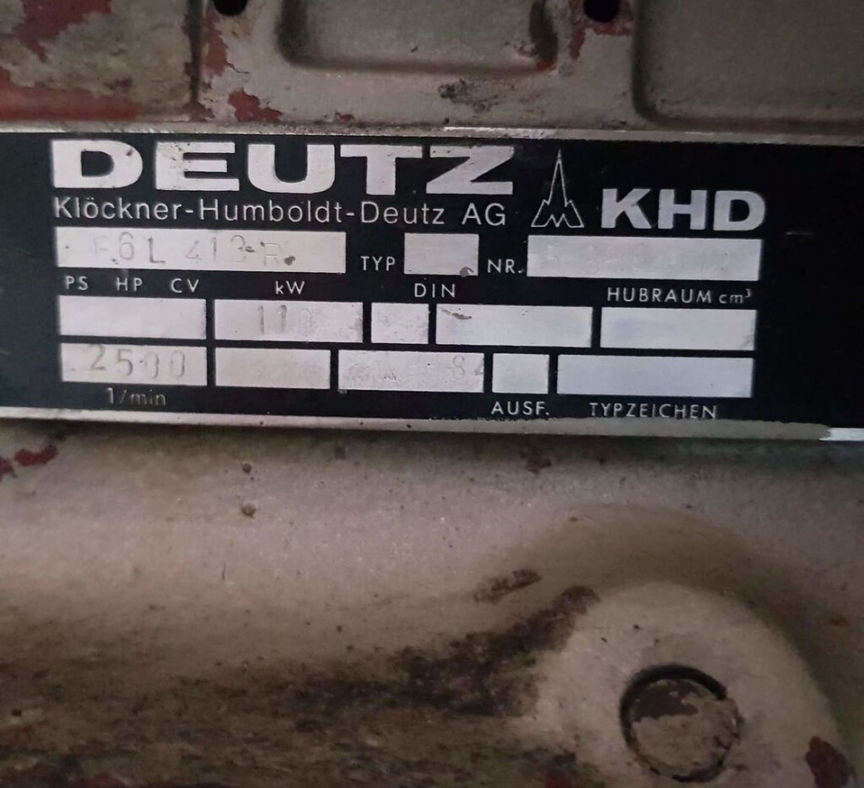 Deutz F6L 413 R 5 8865514 Deutz F6L 413 R - Cylinder block for Truck: picture 4 Deutz F6L 413 R 5 8865514 Deutz F6L 413 R - Cylinder block for Truck: picture 4